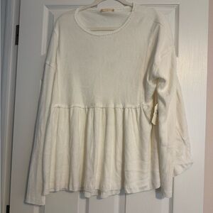 Altar'd State Ivory Tunic Top